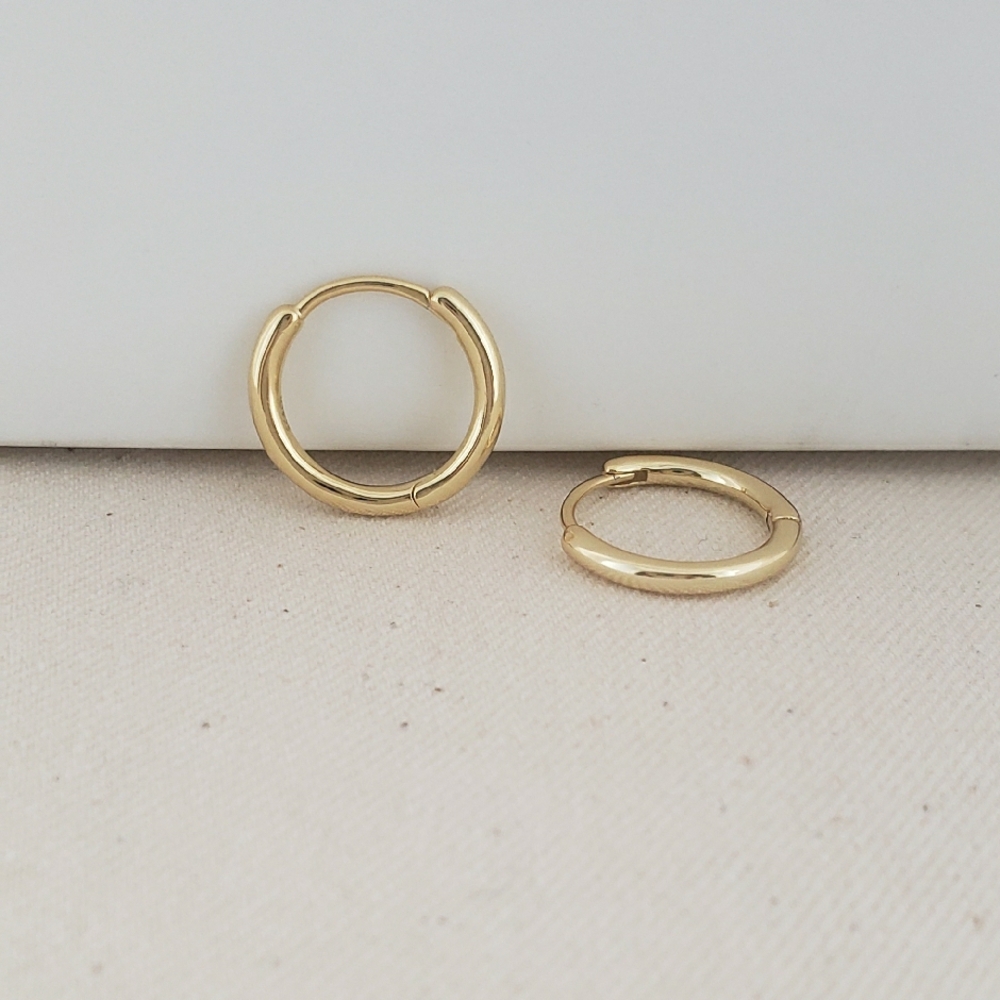 14K Gold Hoop Earrings